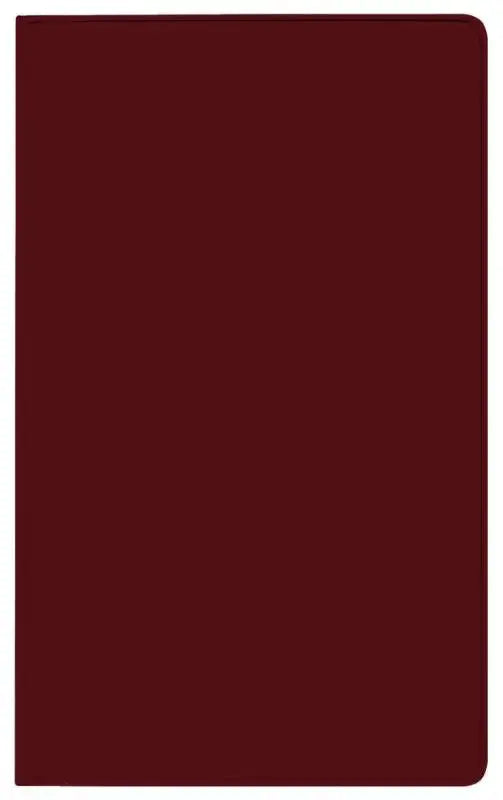 Taschenkalender Modus geheftet PVC burgund 2027 - Terminplaner mit 2-Wochenkalendarium. Wiederverwendbarer Buchkalender 1 Woche 1 Seite. 8,7 x 15,3 cm