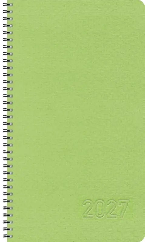 Taschenkalender Wochentimer Small Malve 2027 - Terminplaner mit Wochenkalendarium. Ringbuch mit Hardcover. 1 Woche 2 Seiten. 8,7 x 15,3 cm