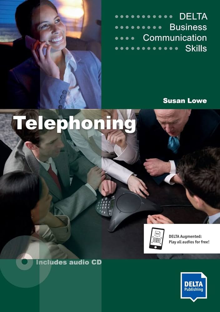 Groene Telephoning B1-B2 textbook door Susan Lowe, Delta Publishing