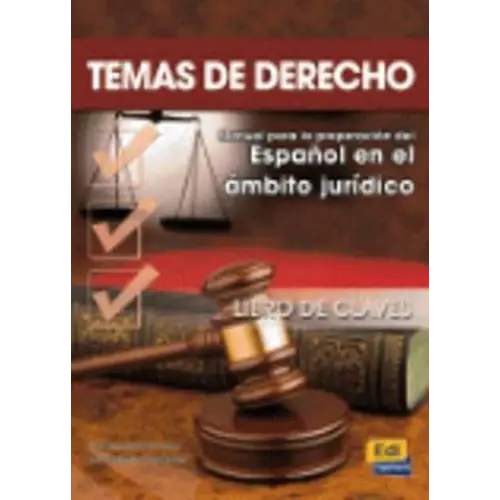 Temas de derecho - manual para la preparación del español en el ámbito jurídico libro de claves - temas de derecho