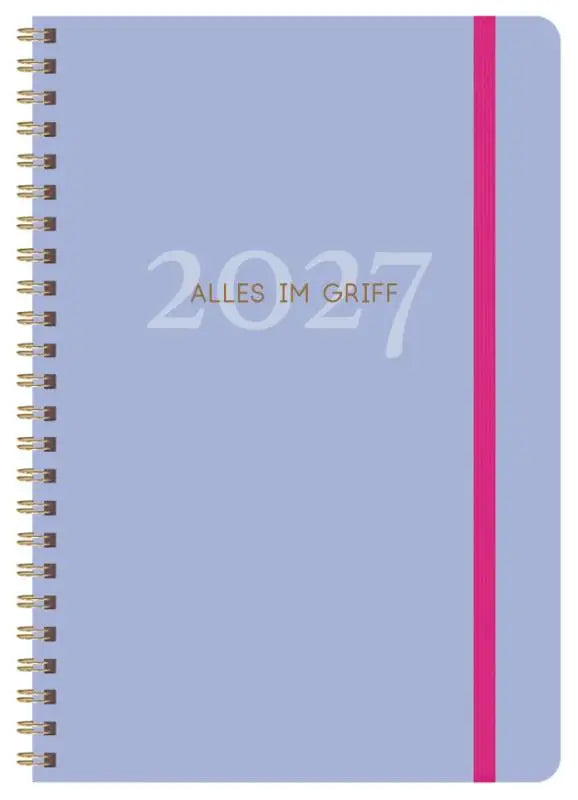 Terminkalender To-do-Planer 2027 - Taschenkalender mit Spiralbindung. Mit Strukturen für mehr Produktivität. Format: 14,8 x 21 cm.