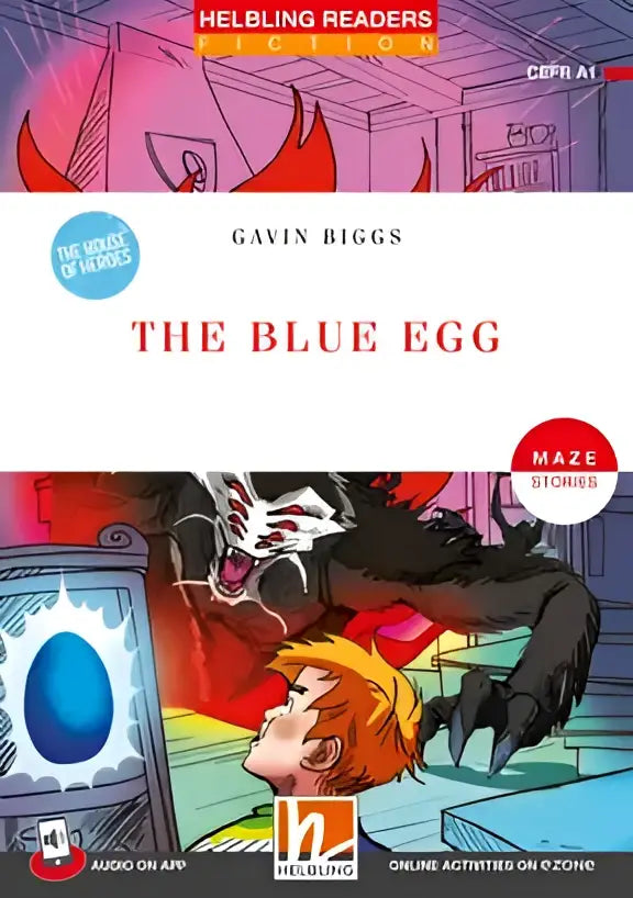 Het blauwe ei kinderboek door Gavin Biggs, Helbling Readers serie