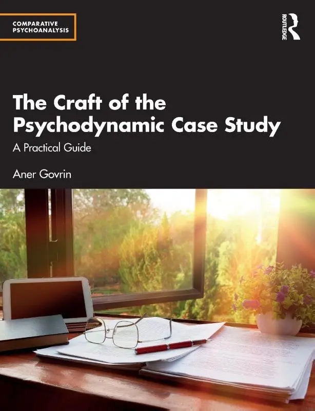 Black hardcover book the craft of the psychodynamic case study by aner govrin a practical guide for psychodynamic case study