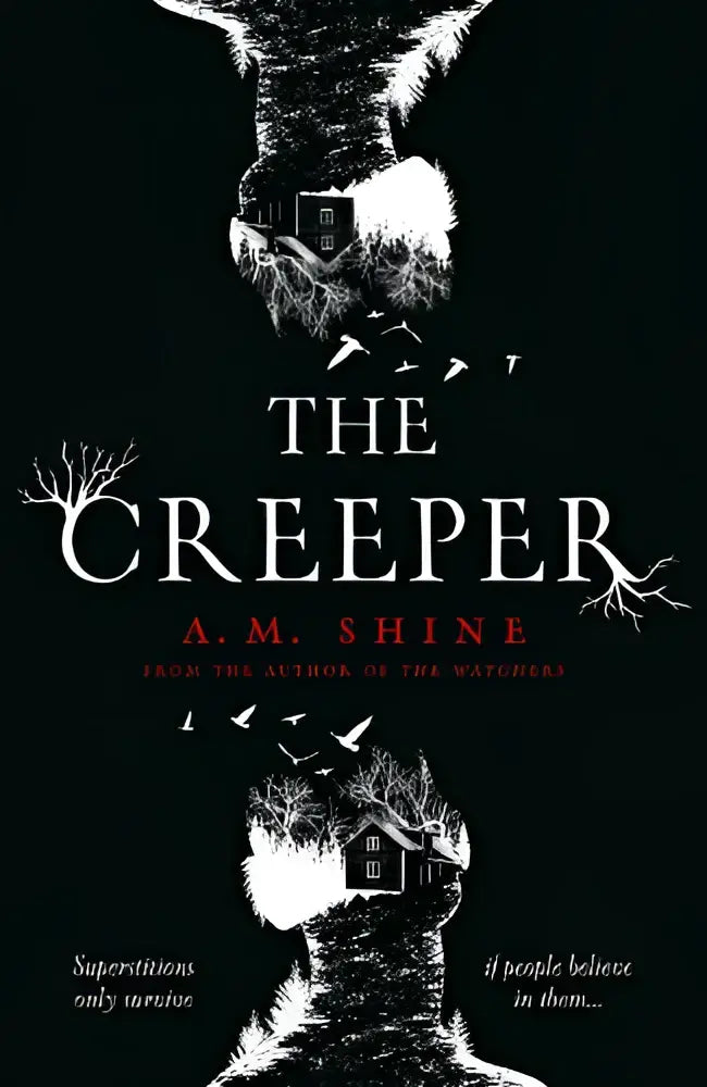 Boekomslag van the creeper door a.m., een chilling suspenseful horror van de auteur van the watchers