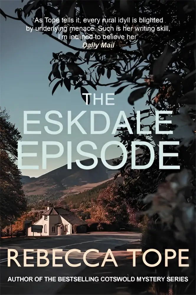 The eskdale episode book cover shows a rustic stone cottage amid autumn trees perfect for english cosy crime fans