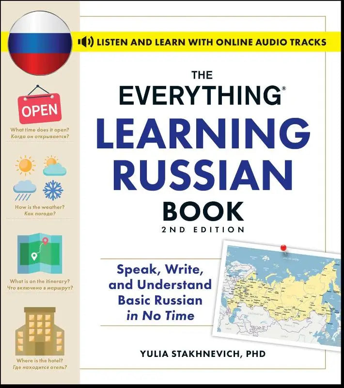 De everything learning russian book 2e editie van yulia stakhnevich phd leert basis russisch spreken schrijven en begrijpen