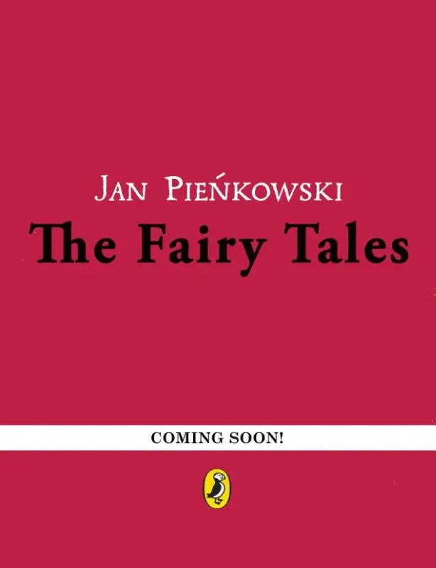 Rode hardcover boek met zwarte tekst en gele pinguïnlogo van the fairy tales met sprookjesverhalen