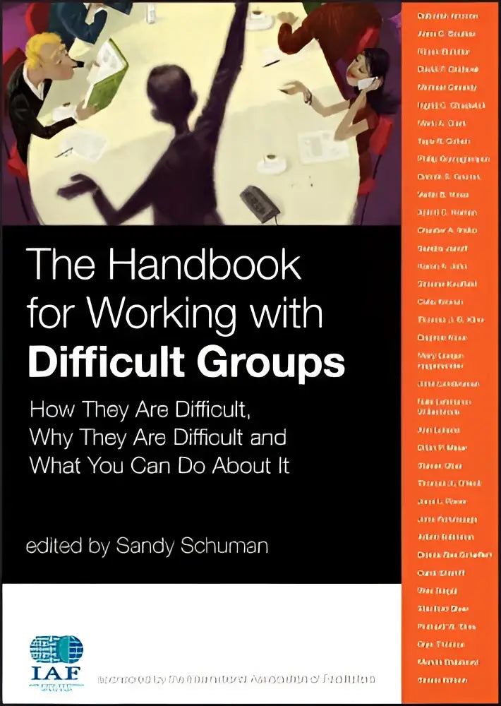 De handbook for working with difficult groups hardcover boek van sandy schuman over werken met moeilijke groepen