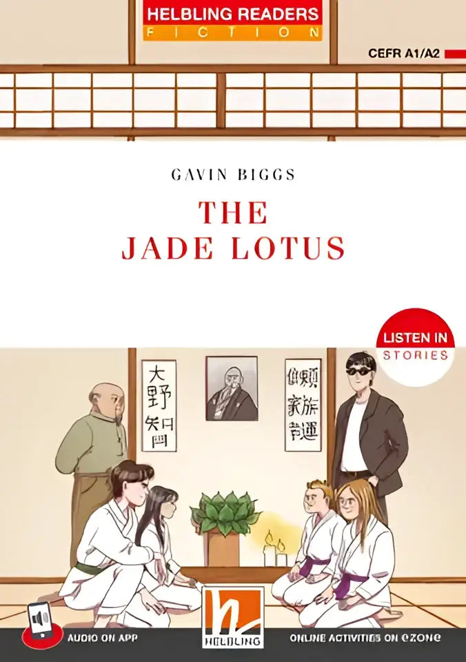Het jade lotus, fictieboek door Gavin Biggs, Helbling Readers serie A1/A2