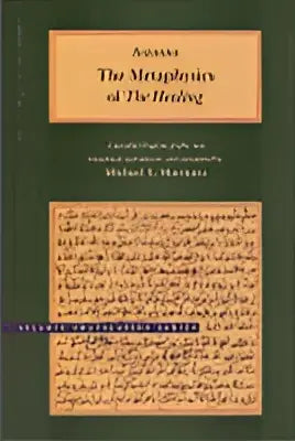 Het boek the metaphysics of the healing heeft een donkergroene kaft met gouden letters en een geornamenteerd reliëf bovenaan