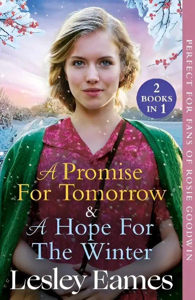 A promise for tomorrow and a hope for winter by lesley eames with a woman in green cardigan for the newspaper girls