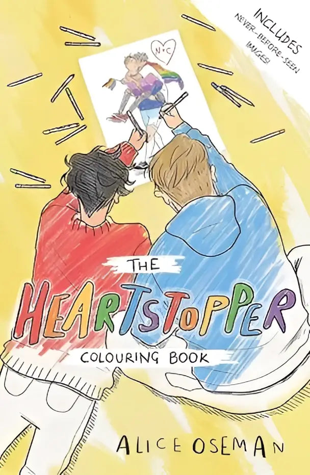 The Official Heartstopper Colouring Book van Alice Oseman, Engelstalig kleurboek bij de Heartstopper-serie
