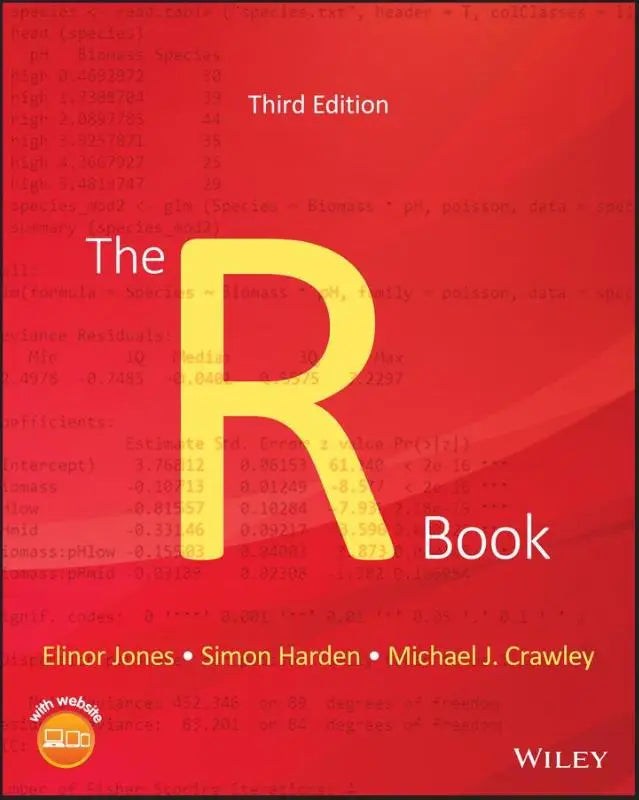 The r book third edition by elinor jones simon harden and michael j a comprehensive guide to statistical software in a printed format