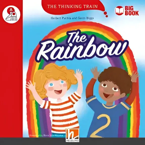The Thinking Train grootboek De Regenboog met blije kinderen voor regenboog