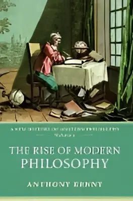 De hardcover van The rise of modern philosophy door Anthony Kenny heeft een groen omslag met gouden letters