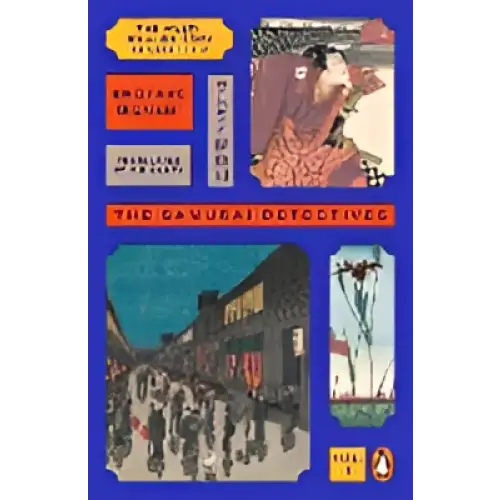 Omslag van The Samurai Detectives van Shotaro Ikenami met Japanse motieven