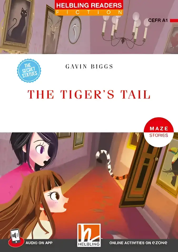 Achterkant product The Tiger’s Tail van Gavin Biggs, Helbling Readers