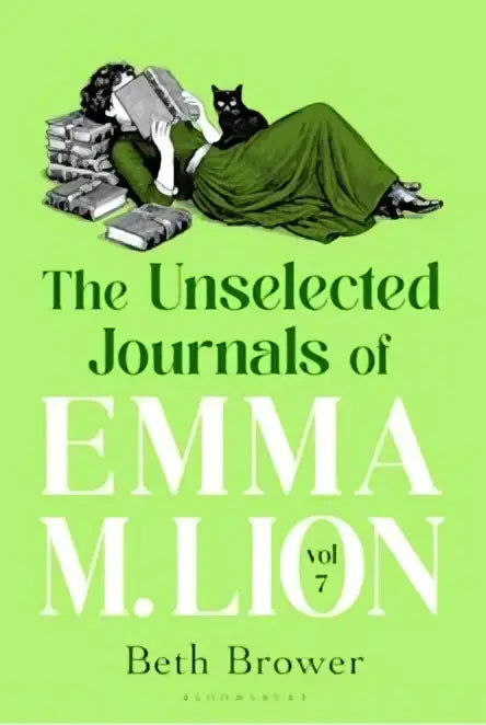The unselected journals of Emma m lion vol 7 hardcover book in green showcasing the unselected journals series