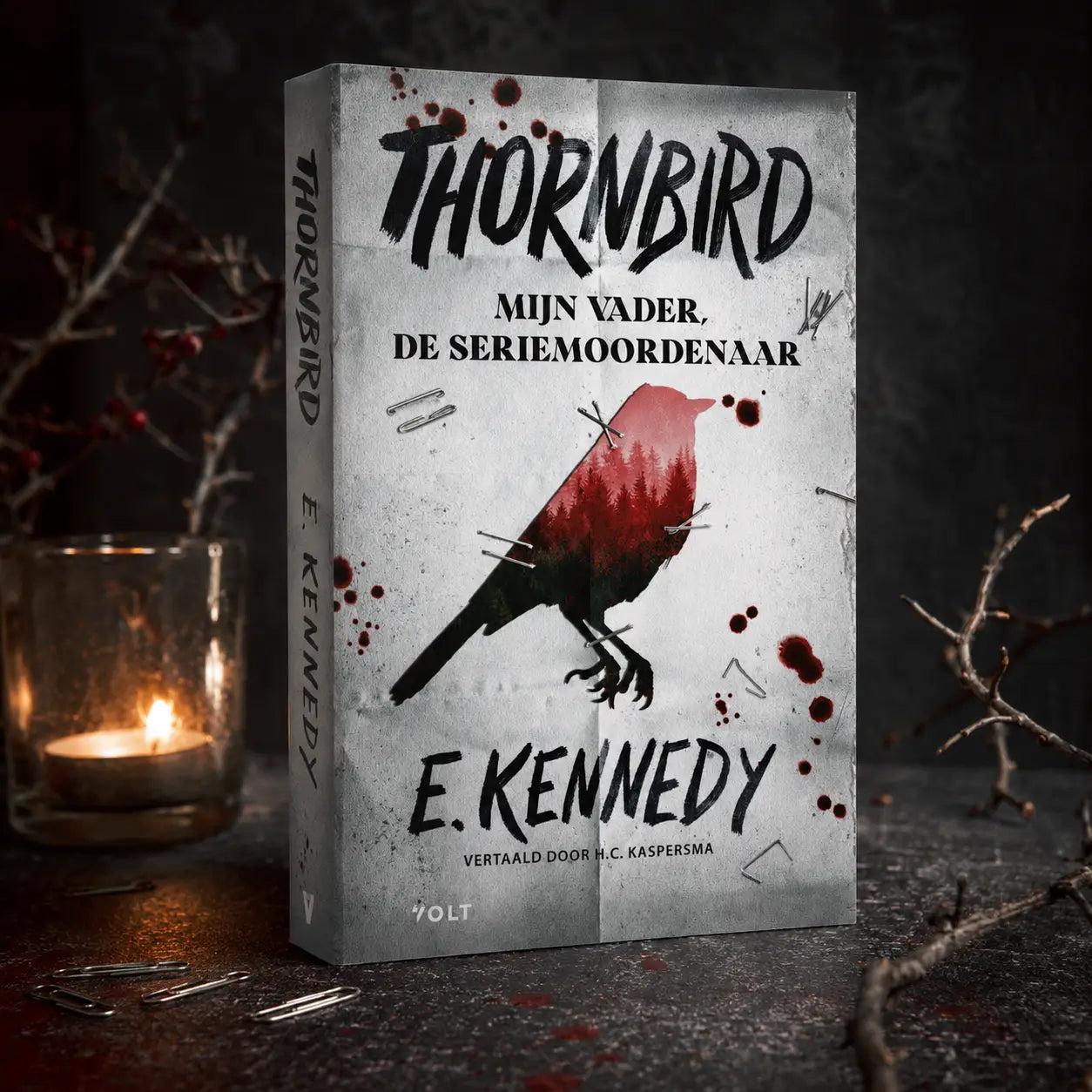 Grijs hardcoverboek thornbird mijn vader de seriemoorde van e gericht op young adult lezers in nl editie