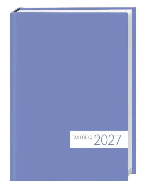 times&more Flieder Kalenderbuch 2027 - Kleiner Buchkalender in zartem Violett, mit Wochenkalendarium. Organisationshilfe und praktischer Alltags-Begleiter im Format 11 x 15 cm