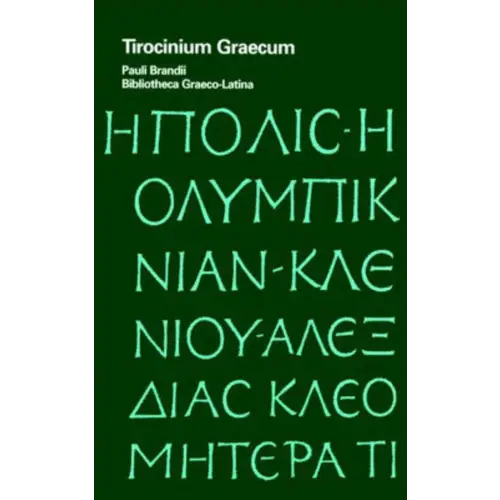 Tirocinium graecum boek - tirocinium graecum boek - boek