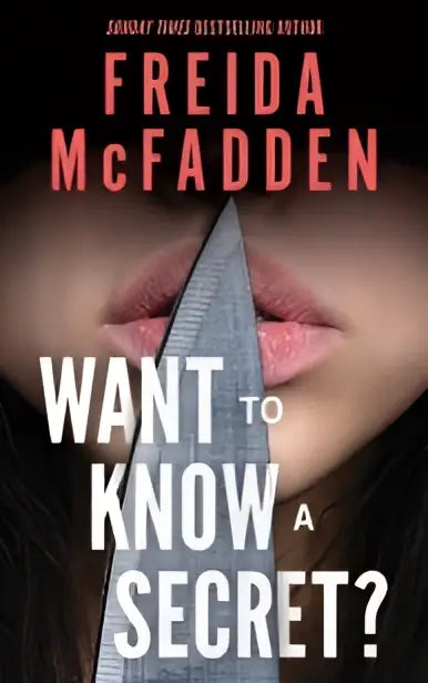De boekomslag toont want to know a secret met grote witte letters op een donkere achtergrond sunday times bestseller thriller