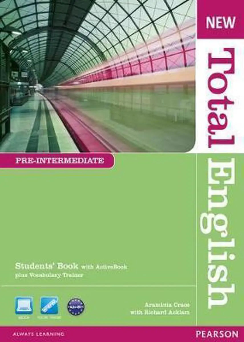 Total english new - pre-intermediate student’s + active book pack + cd-rom - total english new - pre-intermediate