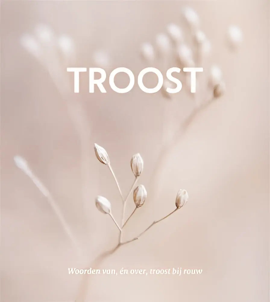 Troost zachte beige cover met delicate witte zaaddozen centraal voor praktische tips gebruik