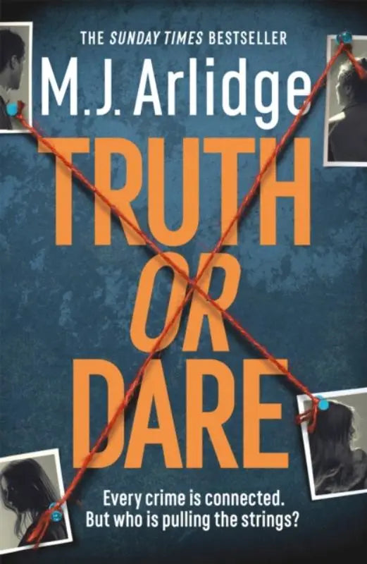De boekcover van truth or dare door m.j, een killer thriller en een relentless page-turner voor liefhebbers van spannende boeken