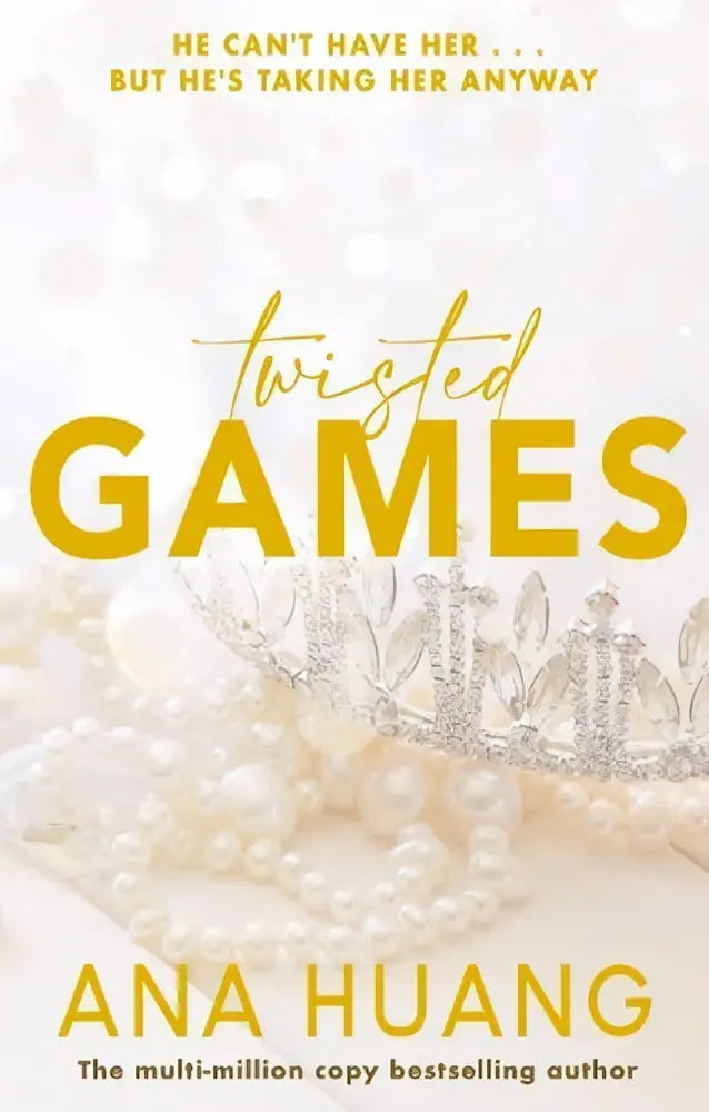 A sparkling silver tiara with intricate crystals on white pearls, symbolizing the must-read bodyguard romance twisted games