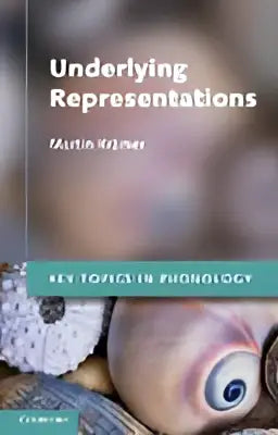 Boekcover van underlying representations door martin wiesner met zachte afbeelding van baby en gebreide stof in gedempte tinten