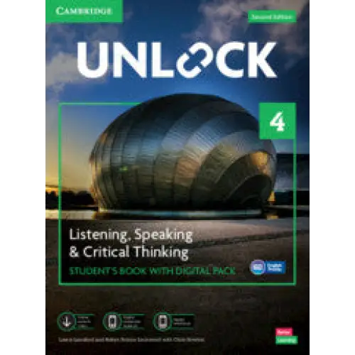 Unlock level 4 listening speaking & critical thinking student’s book + digital pack - unlock level 4 listening,