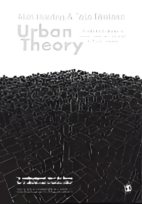 Black-and-white graphic book cover urban theory by alan huang critical introduction to cities and power in the 21st century