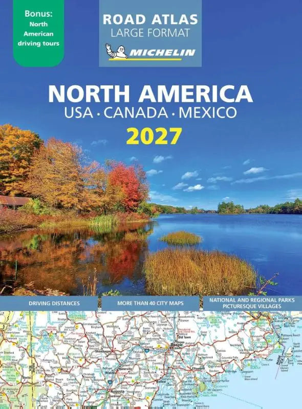 USA - Canada - Mexico 2027 Atlas (Large Format A3-Paperback)