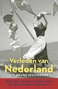 Abstracte witte figuren in dynamische poses op zwart achtergrond als onderdeel van het product verleden van nederland