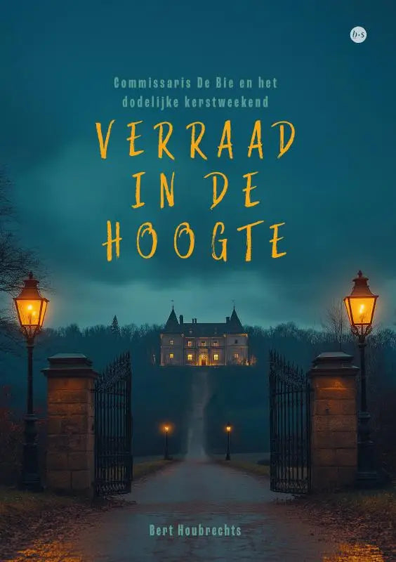 De omslag van het boek verraad in de hoogte toont een verlicht stenen landhuis bij schemering passend bij het dodelijke kerstweekend