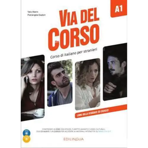Via del corso libro dello studente + esercizi + cd + dvd - via del corso libro dello studente + esercizi + cd + dvd
