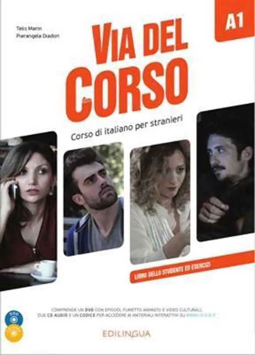 Via del corso libro dello studente + esercizi + cd + dvd - via del corso libro dello studente + esercizi + cd + dvd