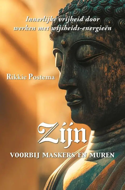 Een serene donkere bronzen buddha beeld met ingewikkelde spiraalvormige patronen en verweerd oppervlak voor innerlijke vrijheid