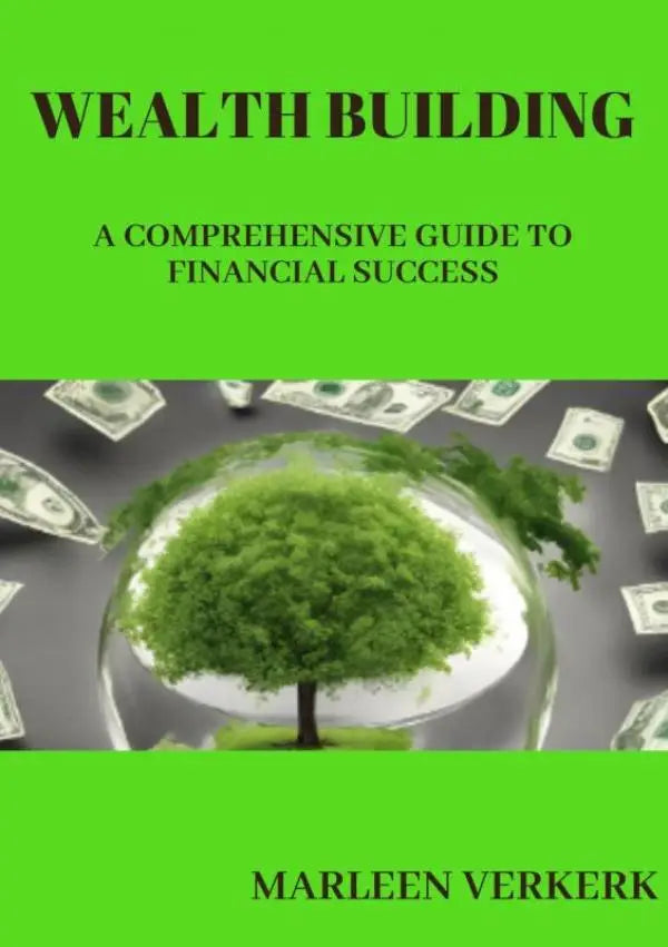 Groene boom in glazen stolp omringd door Amerikaanse dollarbiljetten bij wealth building gids voor financieel succes