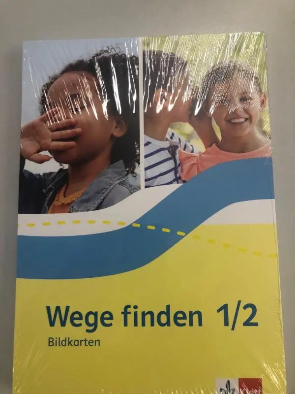 Gele en blauwe bildkarten klasse educativo wege finden 1/2 met plastic verpakking uitgabe sachsen