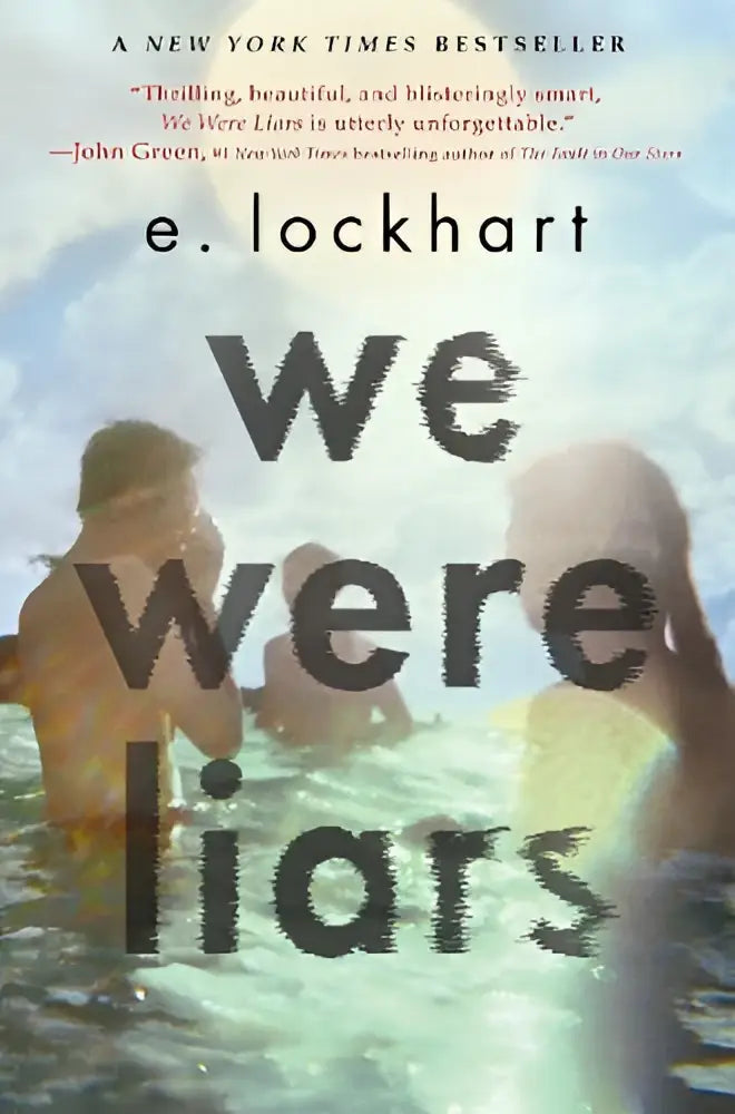 De boekcover van we were liars door e is een moderne thriller perfect voor jonge lezers