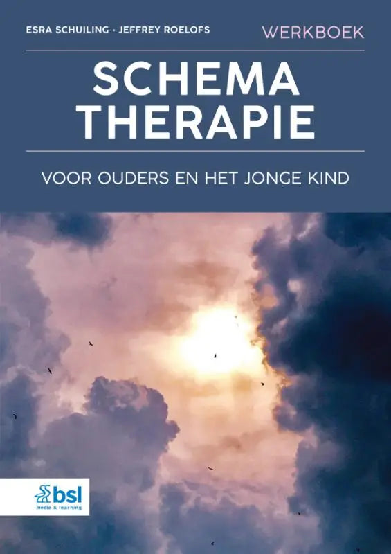 Blauw omslagen werkboek schematherapie voor ouders en het jonge kind gericht op effectieve begeleiding
