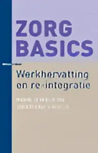 Boekcover van zorg basics in zwarte lettertype op paarse achtergrond van koninklijke boom uitgevers door harald miedema en josephine engels