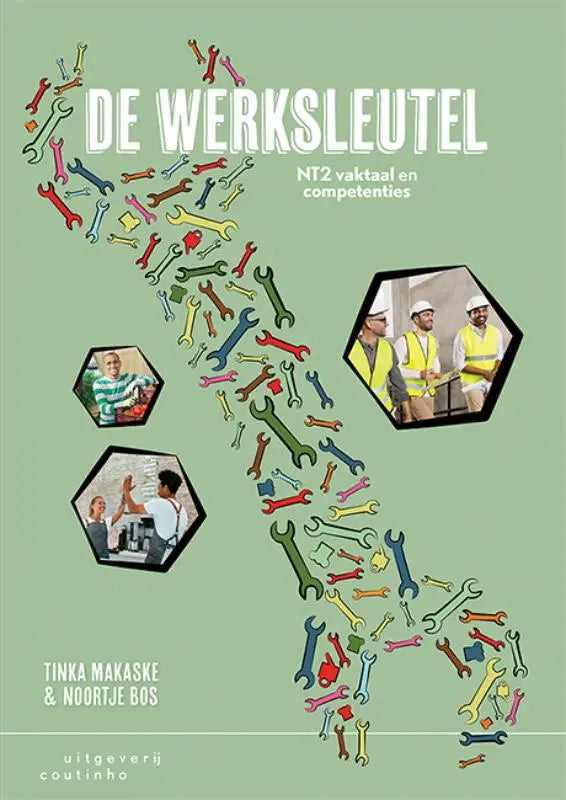 Omslag De werksleutel door Tinka Makaske en Noortje Bos met sleutelvormige tools