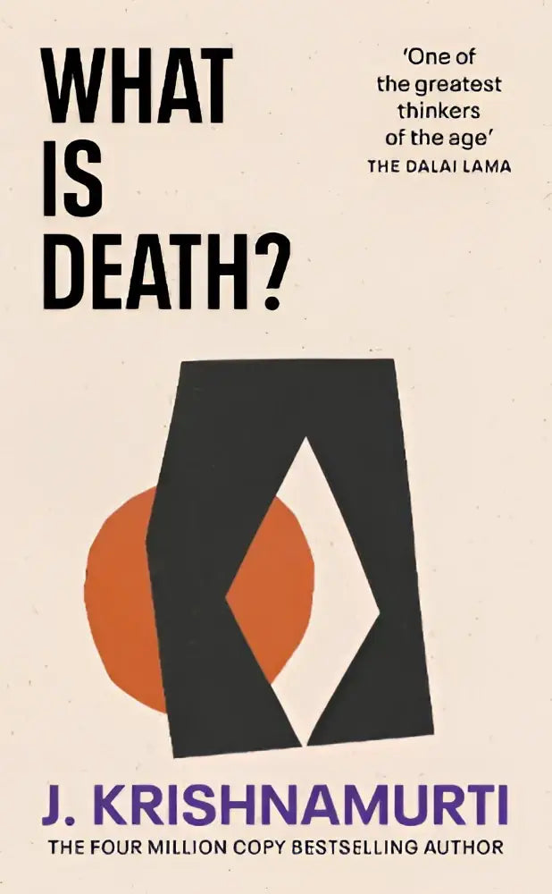 De boekcover van what is death? toont zwarte tekst en auteur j en sluit aan bij persoonlijke ontwikkeling binnen psychologie