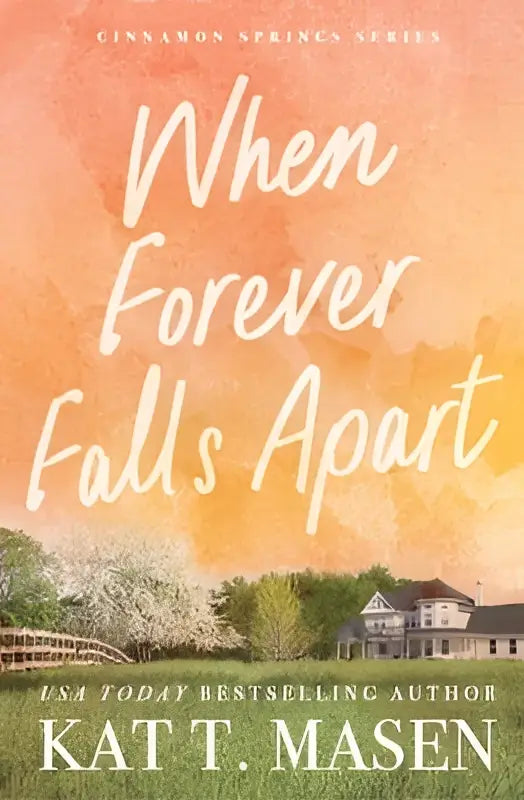 De boekcover van when forever falls apart door kat t in een roman met een kleurrijke en opvallende stijl