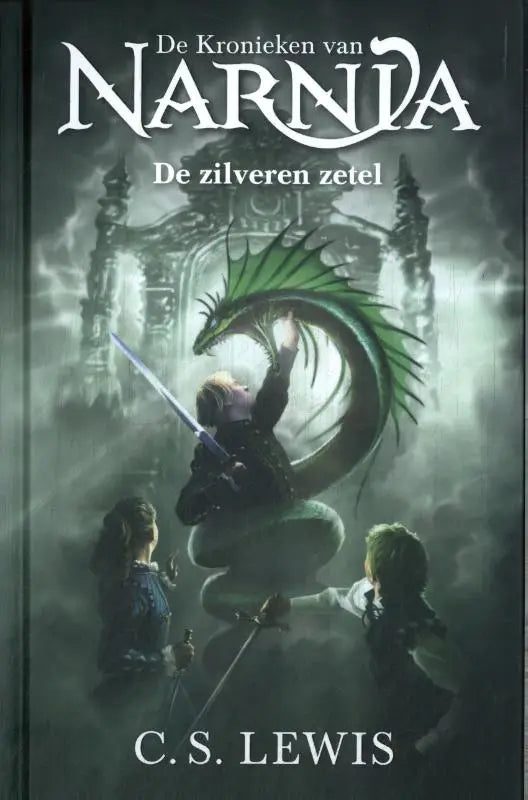 De zilveren zetel boekomslag van de nederlandse editie van the silver chair door c.s. lewis