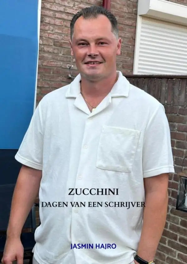 Witte korte mouw polo met borstzak en knoopsluiting uit de collectie zucchini dagen van een schrijver